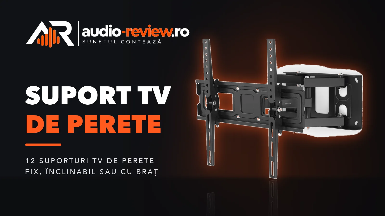 Suport TV de perete: fix, înclinabil sau cu braț