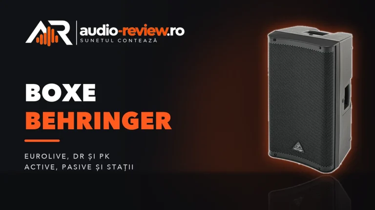 Boxe Behringer: active și pasive pentru evenimente