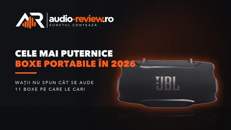 Cele mai puternice boxe portabile în 2026