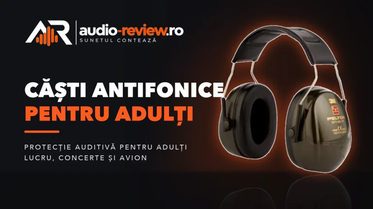 Căști antifonice pentru adulți: lucru, concerte și zgomot