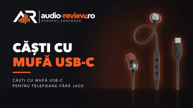 Căști cu mufă USB-C: ce alegi pentru telefoanele fără jack