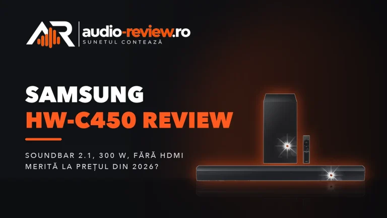Samsung HW-C450 review: soundbar 2.1 de buget