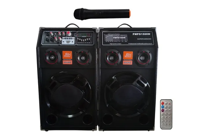 Set boxe profesionale JRH cu microfon wireless